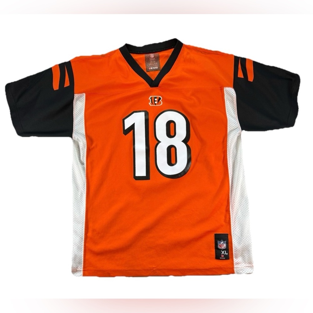 Cincinnati Bengals AJ Green #18 Jersey Youth XL Orange NFL Team Apparel Football